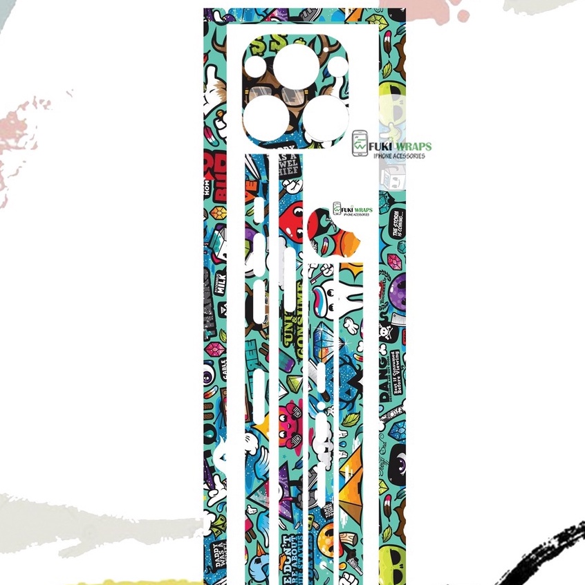 Combo 2 Tấm Dán Viền , Camera  Họa Tiết Dành cho i12prm , ip12 , 12Pro - FukiShop