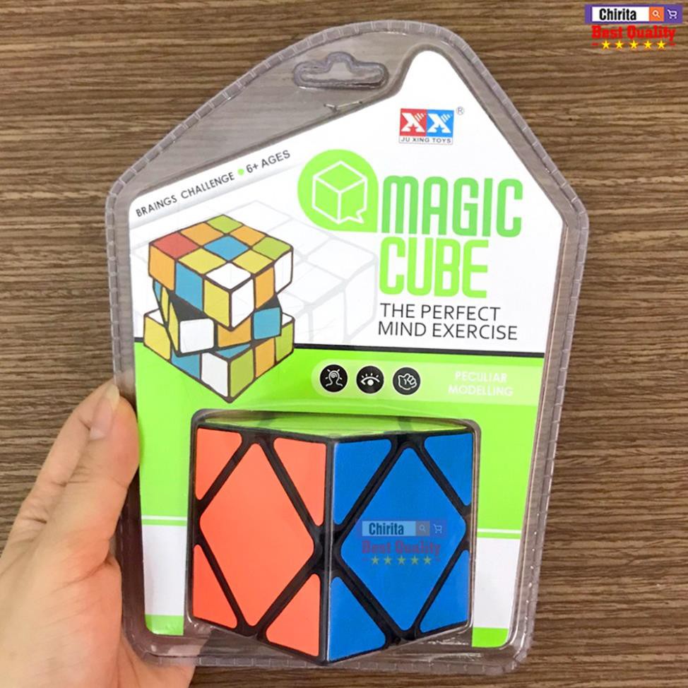 Rubik Skewb Viền Đen Magic Cube Biến Thể - Đồ Chơi Giúp Phát Triển Trí Não NO.8923-3