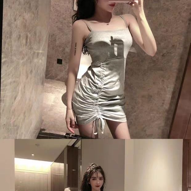Đầm Dây Nữ Cộc Tay Bó Sát Quyến Rũ | BigBuy360 - bigbuy360.vn