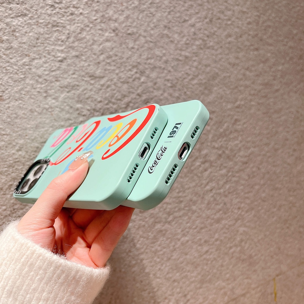 Ốp Điện Thoại Mềm In Hình Coca-Cola Cho iPhone13Pro iP12Pro XS iPhone11 12Promax 13Promax 11 12 13