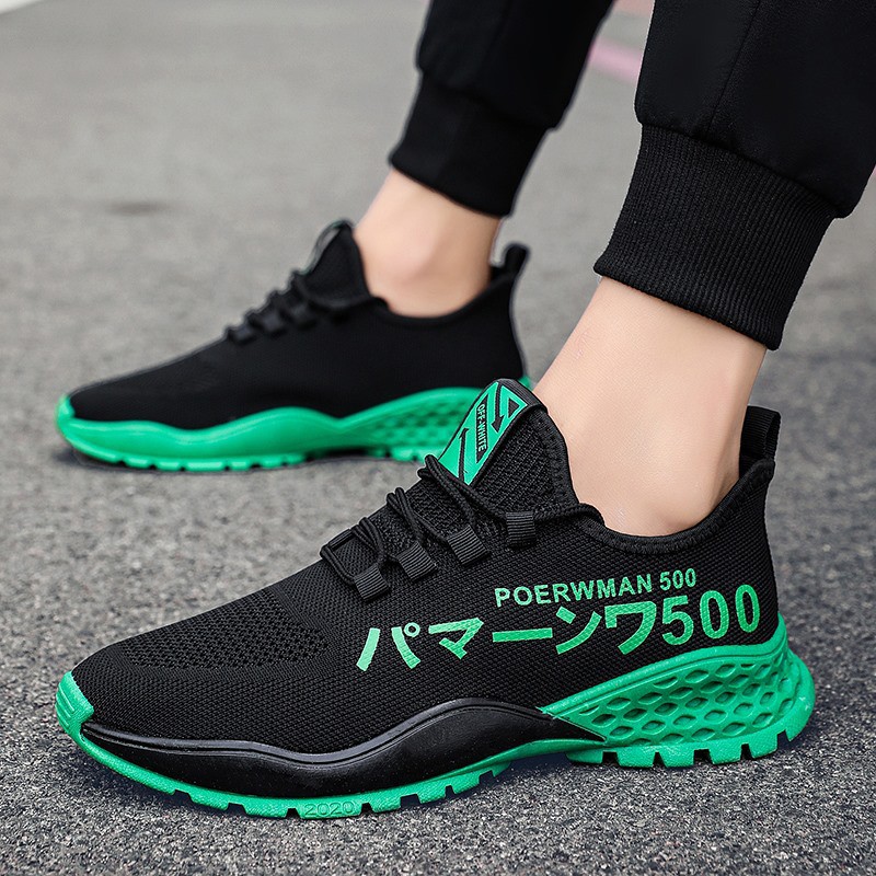 [HCM]Giày Sneaker Nam POWER MAN 500 Đế 3D Lượn Sóng Vải Dệt Thoáng Mát | BigBuy360 - bigbuy360.vn