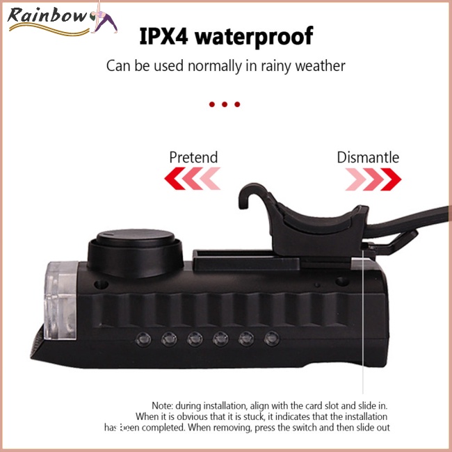 Đèn Led Năng Lượng Mặt Trời 4000mah 4 Chế Độ Kèm Sạc Usb Tiện Dụng Cho Xe Đạp