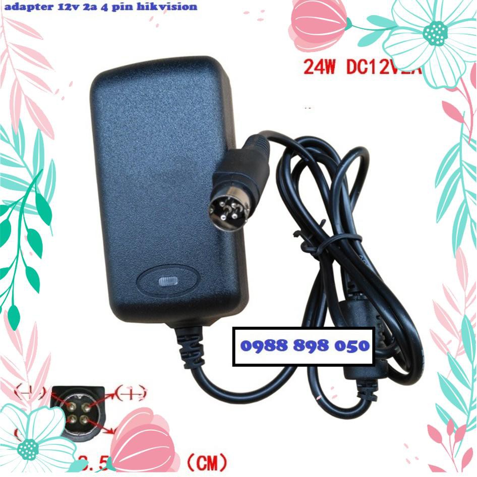 nguồn ĐẦU GHI HIKVISION 12V 2A 4 PIN CHÍNH HÃNG shopphukien192