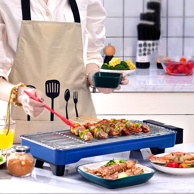 Bếp nướng điện không khói BBQ, công suất 1500W, tiết kiệm điện năng, an toàn tuyệt đối