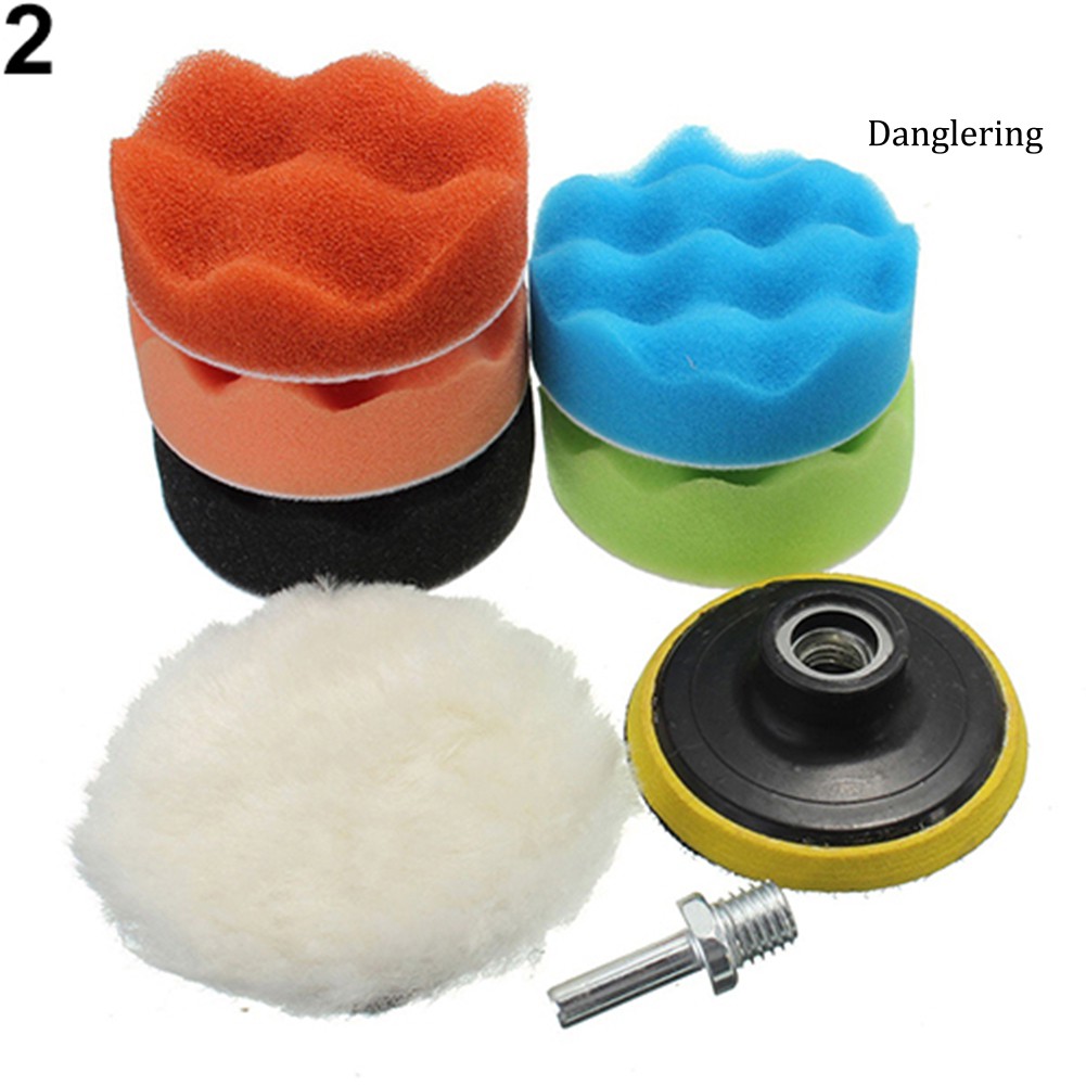 Bộ Xốp Đánh Bóng Xe Hơi 7 Món 3 / 5 / 6 / 7 Inch
