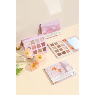 Bảng Phấn Mắt Novo 12 Màu Sắc Tông Lì phiên bản Afternoon Time Silk Satin Eyeshadow Palette