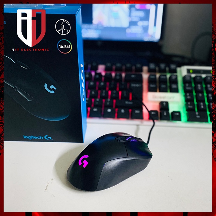 Chuột máy tính pc mouse logitech g407 gaming có dây đèn led chuyên game