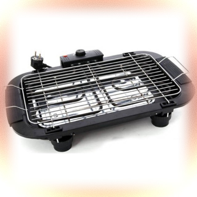 HOT'' Vỉ nướng điện Electric Barbecue Grill (Đen) MỚI RẺ