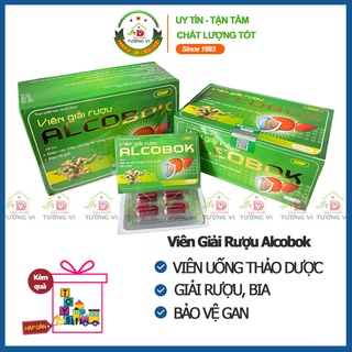 Viên Giải Rượu Alcobok - Hỗ trợ giảm các triệu chứng do uống rượu bia, bảo vệ gan