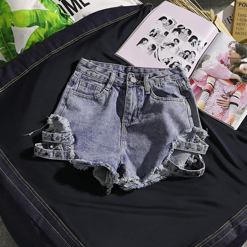 Quần Short Jean Rách Thời Trang Dành Cho Nữ