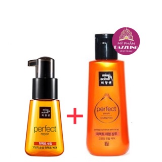 Combo Dưỡng Tóc + Dầu Gội Phục Hồi Tóc Hư Tổn Mise en scène [80ml + 140ml]