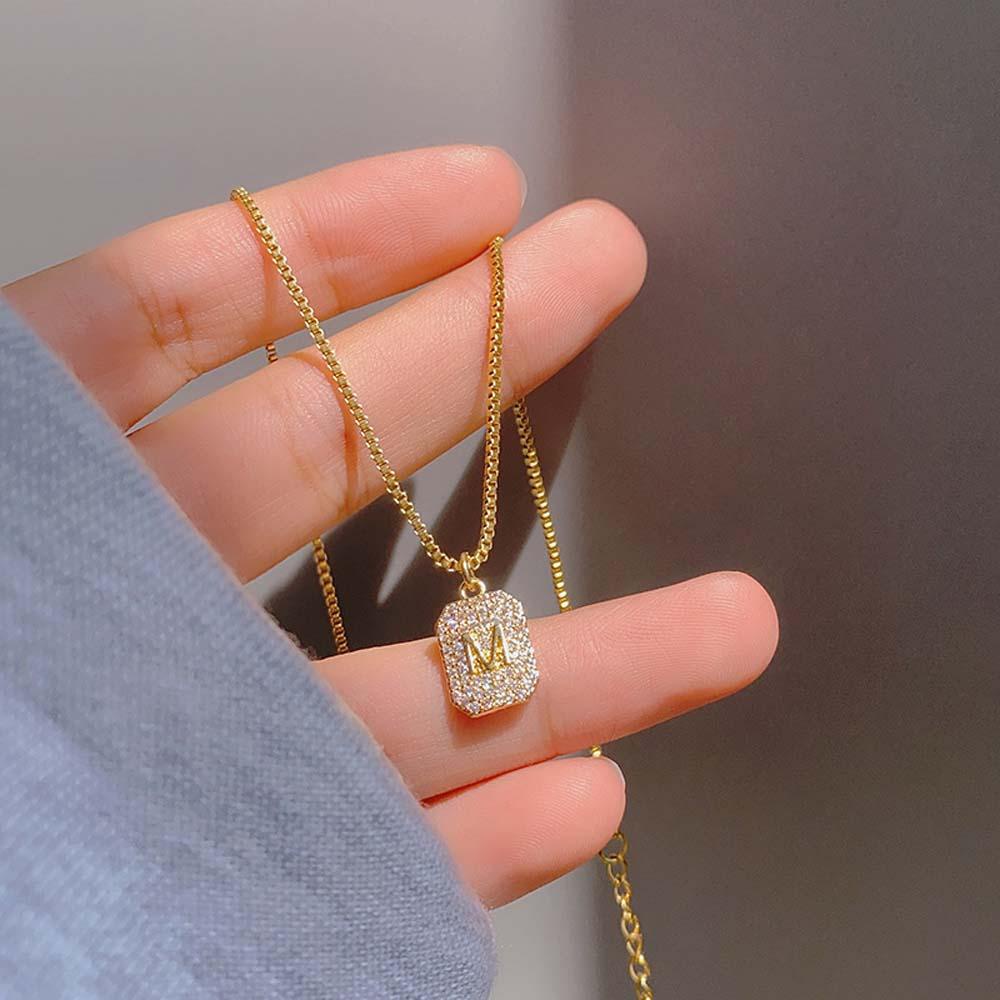 Vòng cổ Mặt Chữ M Phong Cách Hàn Quốc Cho Nữ|Vòng cổ Mặt Thời Trang