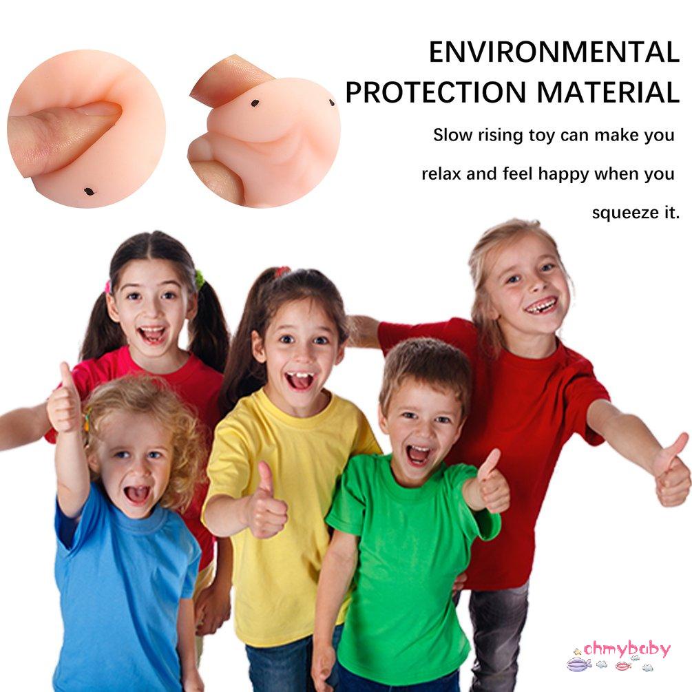 Set 2 Đồ Chơi Xốp Squishy Giảm Stress Hình Thú Dễ Thương Cho Bé