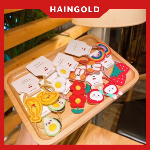 SET 2 Dây Cột Tóc Dễ Thương Cho Bé