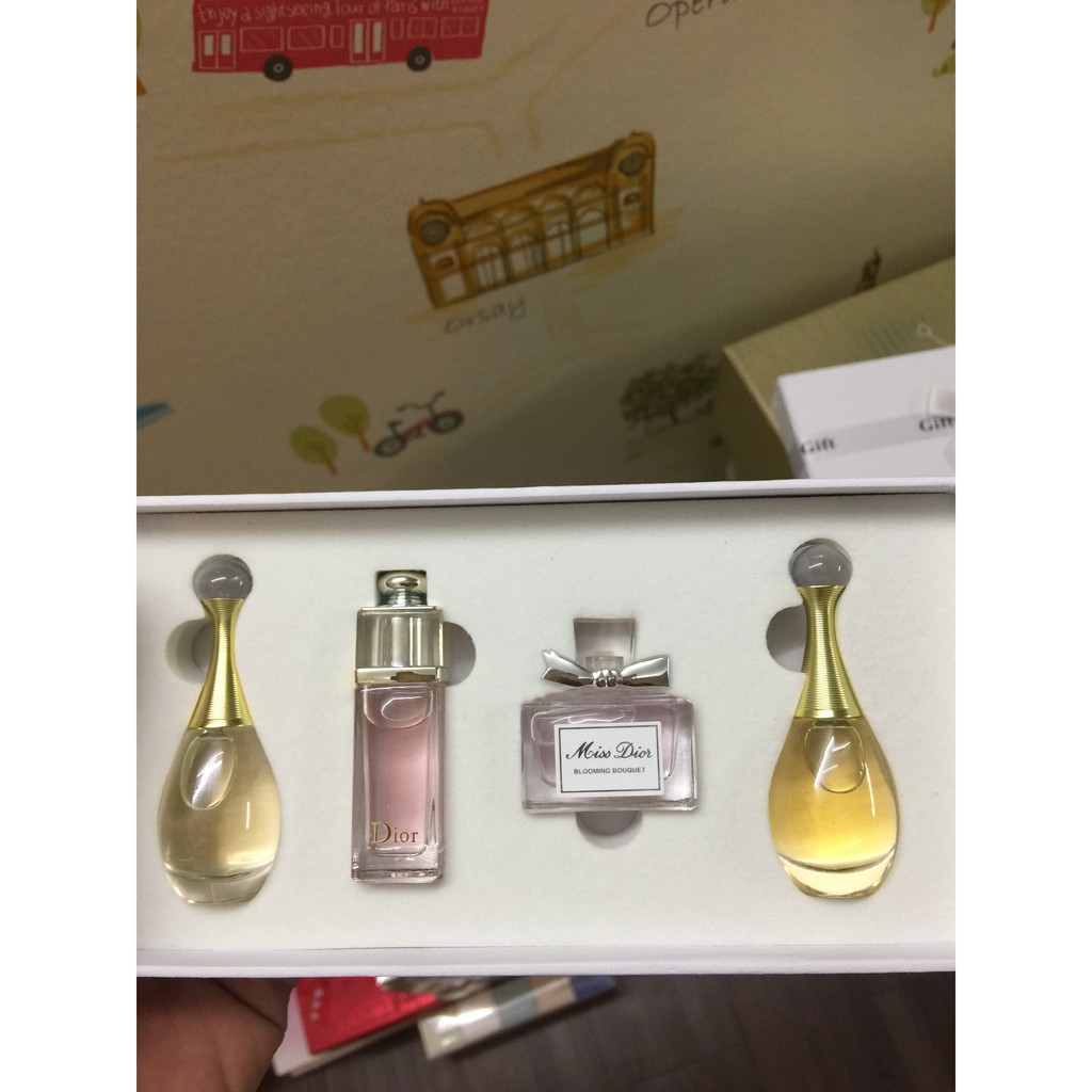 Gift set Dior 4 nước hoa mini Fullbox