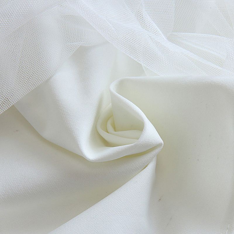 Xiangbao Chân Váy Midi Dài Lưng Cao Viền Ren Màu Trơn Dành Cho Nữ