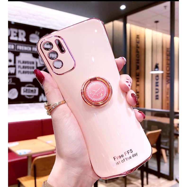 ỐP LƯNG SILICON XIAOMI REDMI NOTE 10, NOTE 10S, NOTE 10 PRO ,NOTE 10 5G KÈM IRING SANG TRỌNG