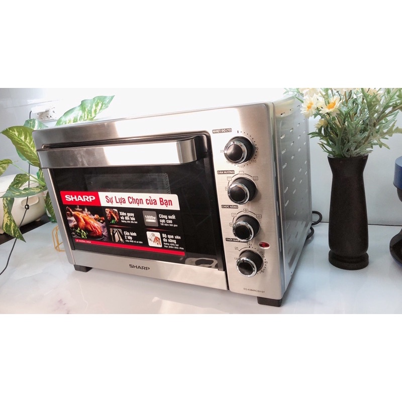 Lò nướng Sharp 38L EO A384RCSV-ST, bảo hàng 12 tháng lỗi 1 đổi 1