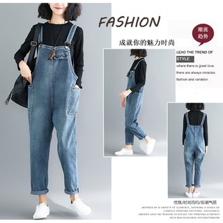 Quần yếm bò nữ BIG SIZE  thời trang,thiết kế dáng rộng thoải mái năng động tự tin