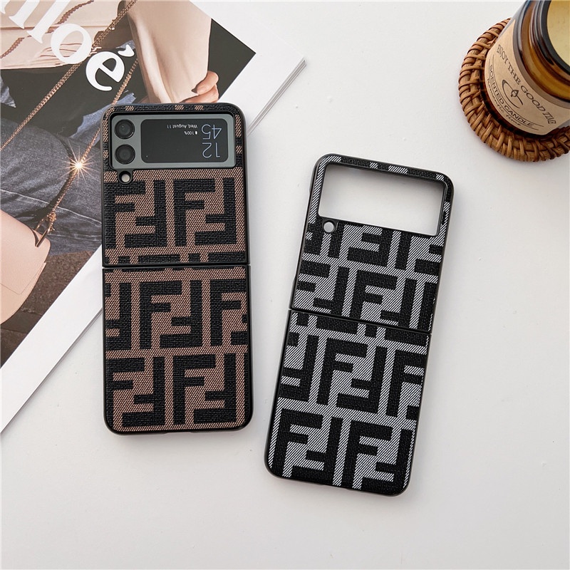 Ốp Điện Thoại Da PU Sang Trọng Chống Sốc Cho Samsung Galaxy Z Flip 1 2 3 Samsung Galaxy Z Flip 4