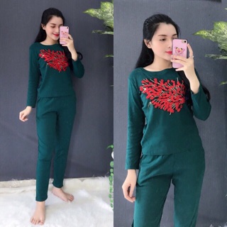 Sét bộ thêu hình con công