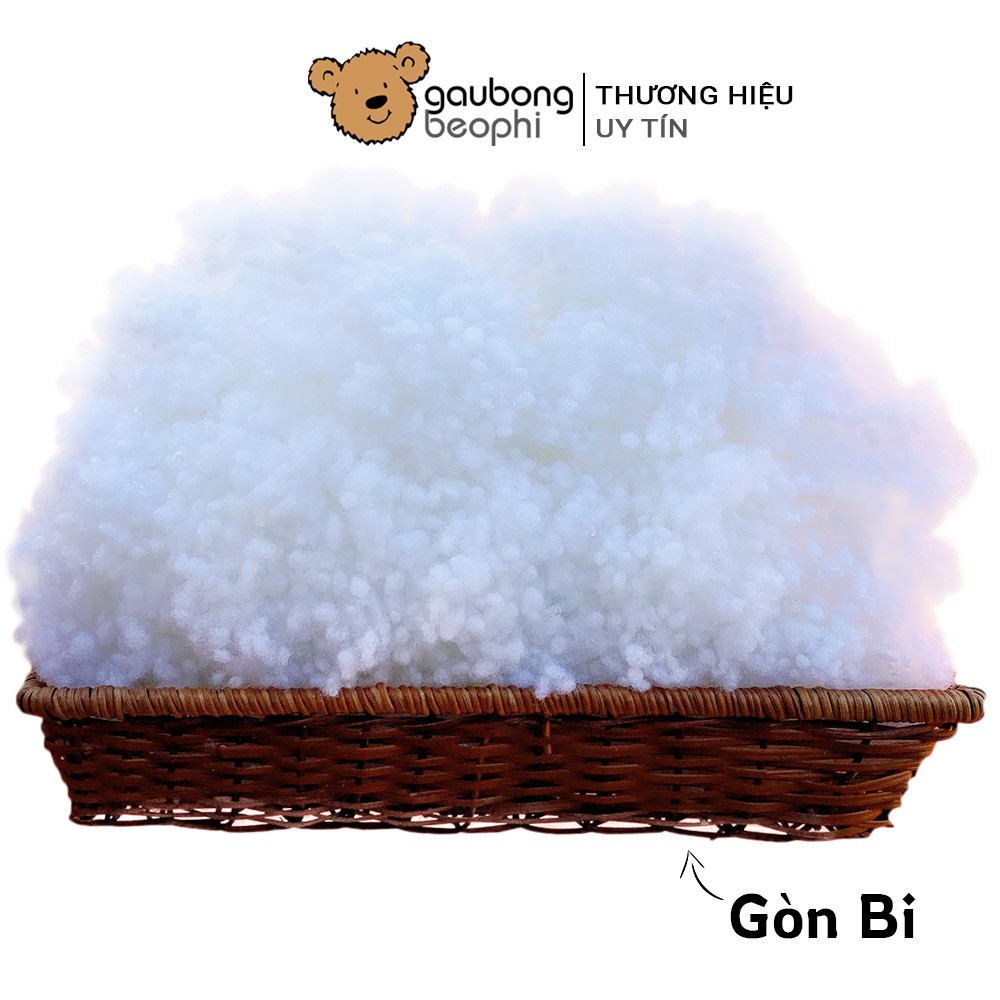 Bông gòn nhân tạo 3 chiều shop gấu bông béo phì 1kg