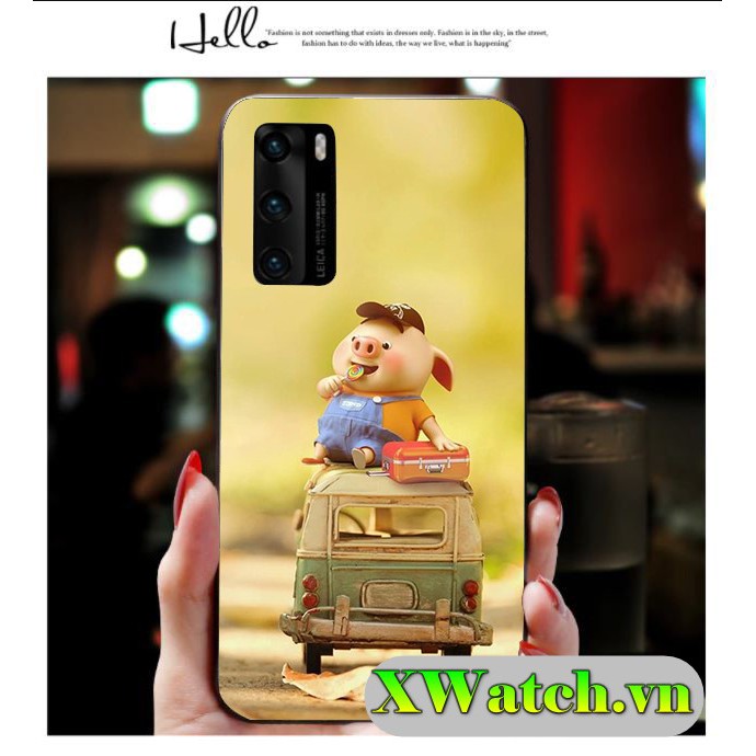 Ốp silicon Oppo A15 A15s Reno 5 Reno 4 A52 / A92 A53 A93 A1k A3s A5s F5 F7 F9  in hình Heo P3