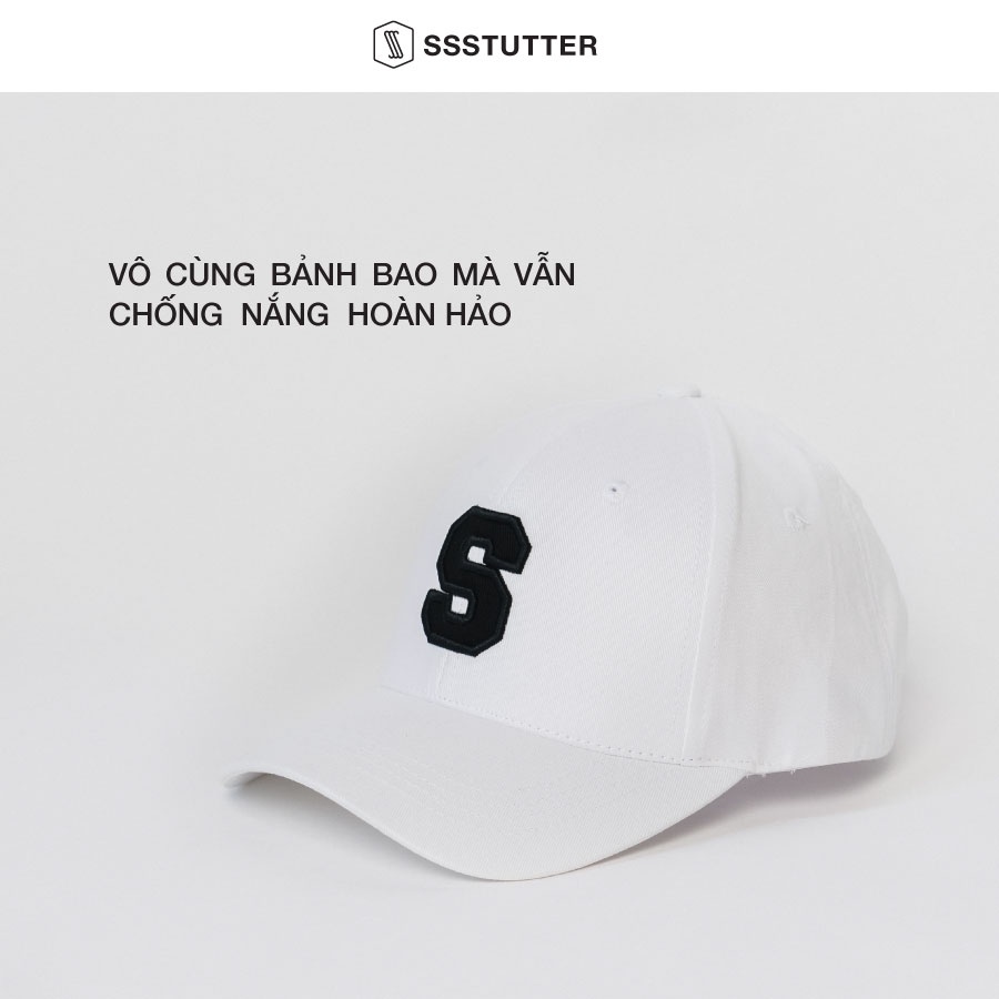 Mũ lưỡi trai Nam form cứng cáp SSSTUTTER vải Kaki cao cấp bền màu 3 màu