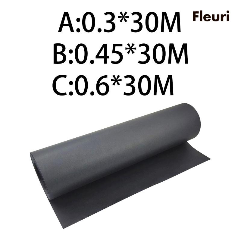 [Fleurir] Cuộn Giấy Kraft Đen 98ft Thân Thiện Với Môi Trường Tái Chế Được