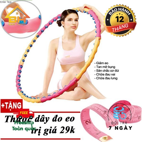 Vòng Lắc Eo Giảm Cân thon gọn cơ thể + thước dây đo eo
