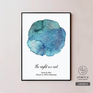 💦 Bức tranh biển treo nội thất chung cư bằng vải canvas siêu rẻ - tặng đinh treo 3 chân [L024]