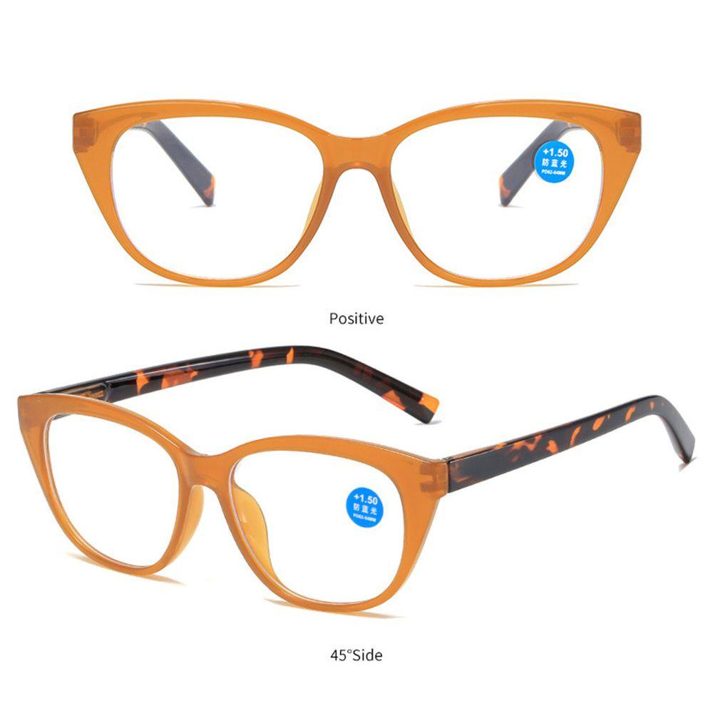 Kính Mát Gọng PC Tròng Xanh Dương Chống Tia UV Nhìn Ban Đêm Cho Nữ