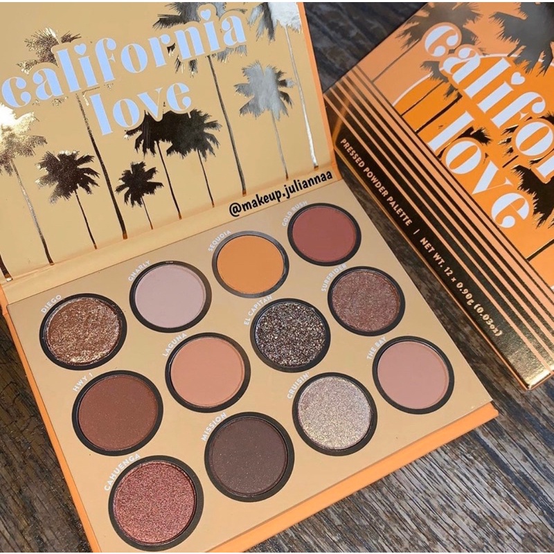 Bảng màu mắt Colourpop CALIFORNIA