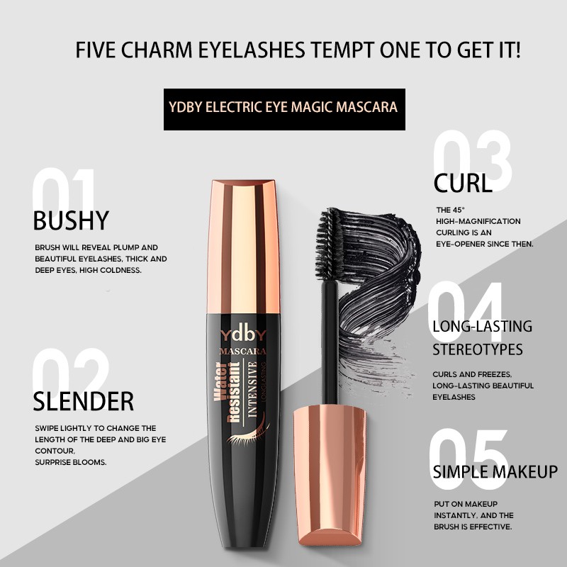 (Hàng Mới Về) Mascara Chuốt Mi Chống Nước Và Mồ Hôi Không Nhòe Tiện Dụng