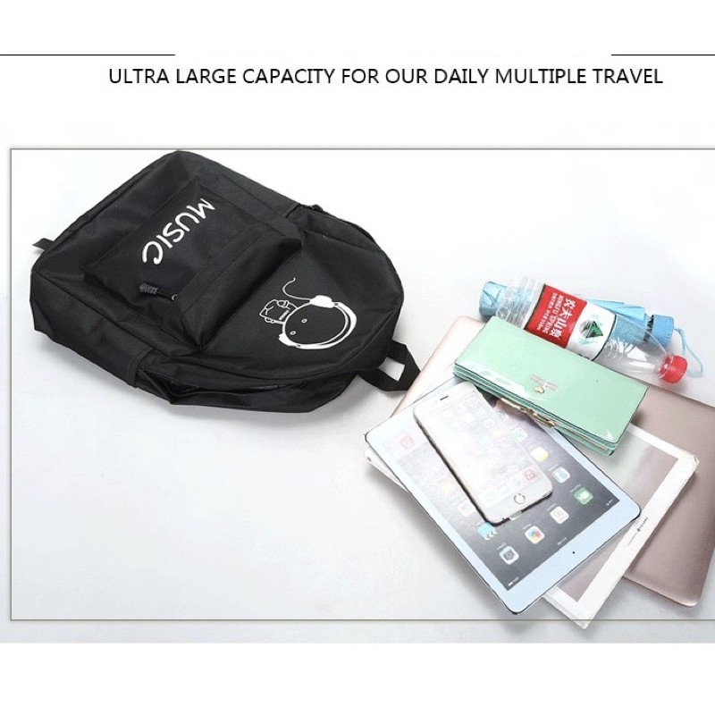 Balo học sinh nam nữ dạ quang phát sáng trong đêm