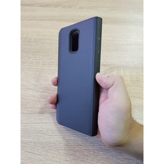 Bao da Clear view Standing Samsung J7+ ( J7 plus)