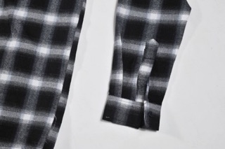 mau sơmi Flannel Đen Trắng (SPA-37s)