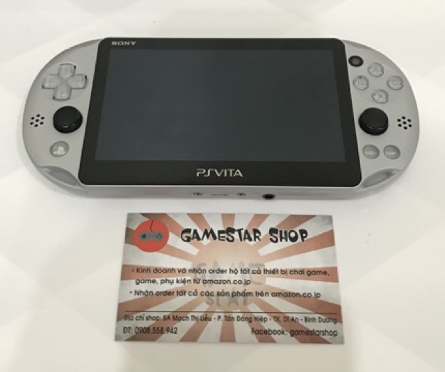 Máy Chơi Game PS Vita 2000 Silver like new NOBOX Hackfull