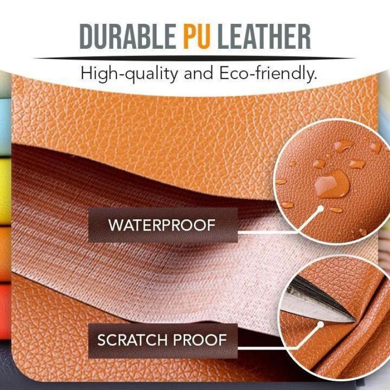 Tấm da PVC 140*100cm tự dính dùng để vá ghế Sofa/xe hơi