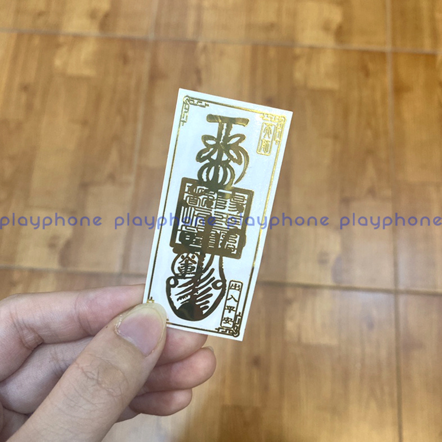 Miếng dán điện thoại Buôn May Bán Đắt Chuyển Vận 12 Con Giáp May Máy Bình An Tài Lộc Dành Cho Nhiều Dòng Máy