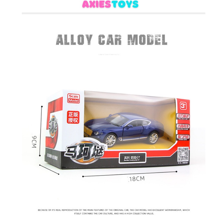 Xe Mô Hình Ô Tô Hợp Kim Đồ Chơi Cho Bé Tỉ Lệ 1:36, Xe Dây Cót Mở Cửa, Mercedes, Lamborghini, Audi