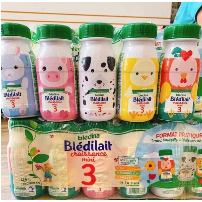 Sữa nước bledina chai nhựa