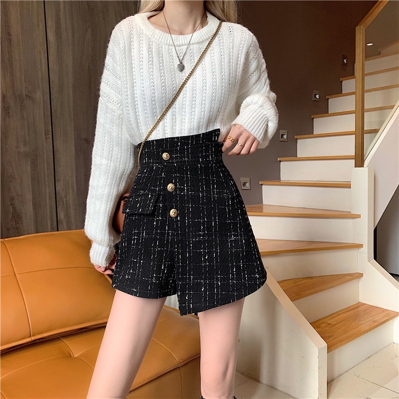 Váy dáng chữ A thiết kế mới viền không đều cao cấp thời trang