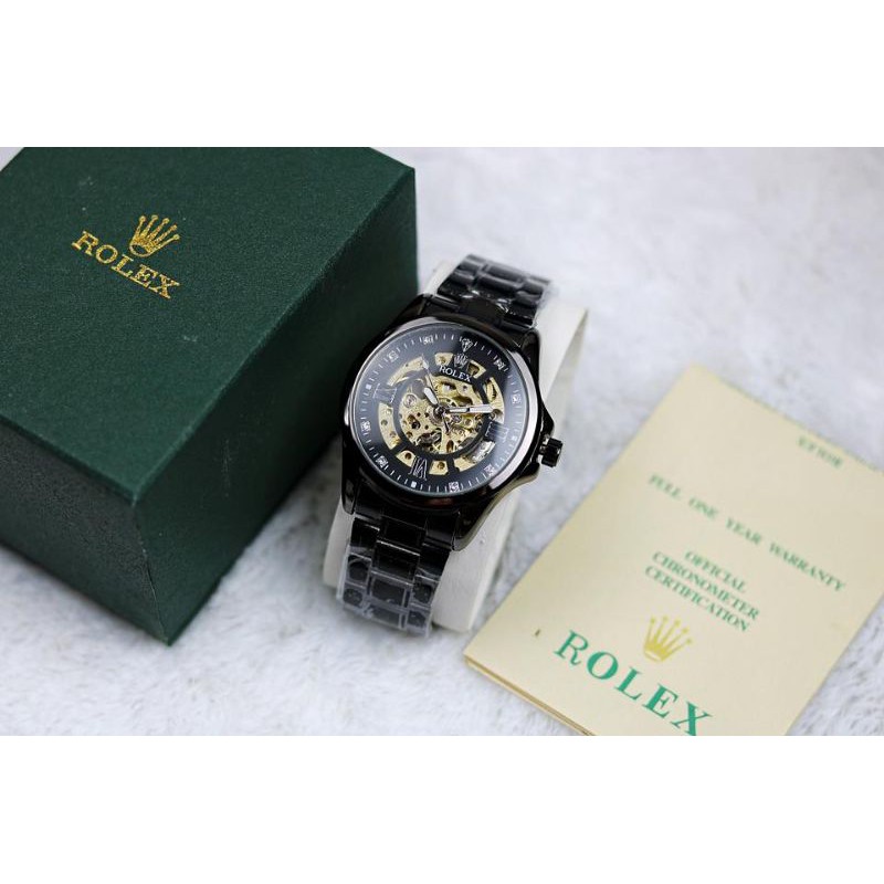 Đồng Hồ Rolex Tự Động Trong Suốt Phantom 6712