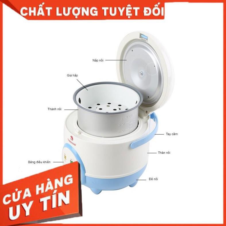 [HÀNG CHÍNH HÃNG] NỒI CƠM ĐIỆN HAPPYCOOK 0.6 LÍT HC-060 AT Cao Cấp | BigBuy360 - bigbuy360.vn