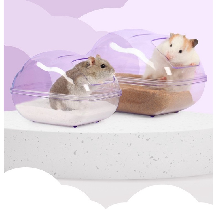 TỔNG HỢP các nhà ngủ, nhà tắm, wheel TRONG SUỐT cho hamster,sóc, nhím