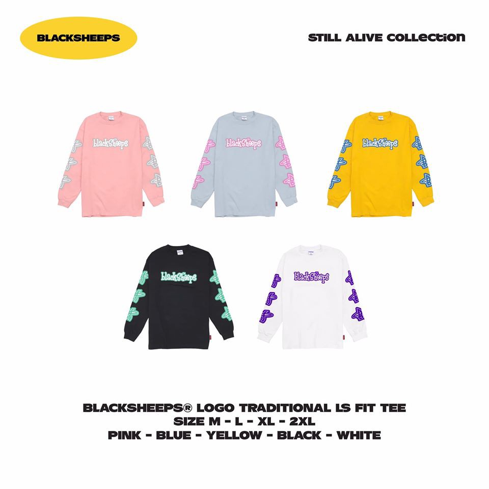 BlackSheeps Logo Traditional LS Fit Tee | BigBuy360 - bigbuy360.vn