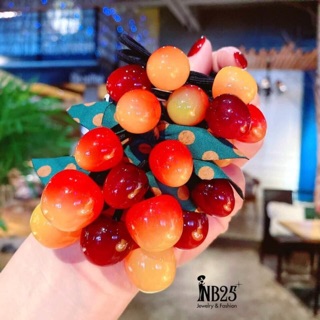 Cột tóc quả Cherry xinh xắn