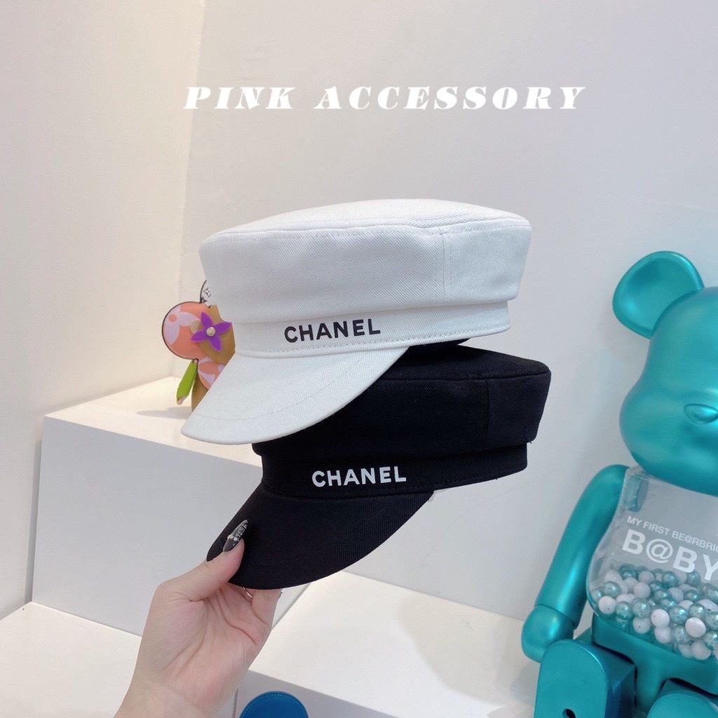 Mũ nồi Beret chất liệu kaki phong cách Hàn Quốc, kiểu dáng thời trang, loại trơn và HT da báo.