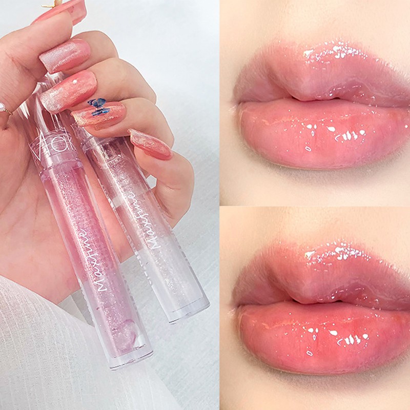 Son tint bóng MAXFINE mềm môi căng mọng môi Glasting Lip Gloss MAXF14 | BigBuy360 - bigbuy360.vn